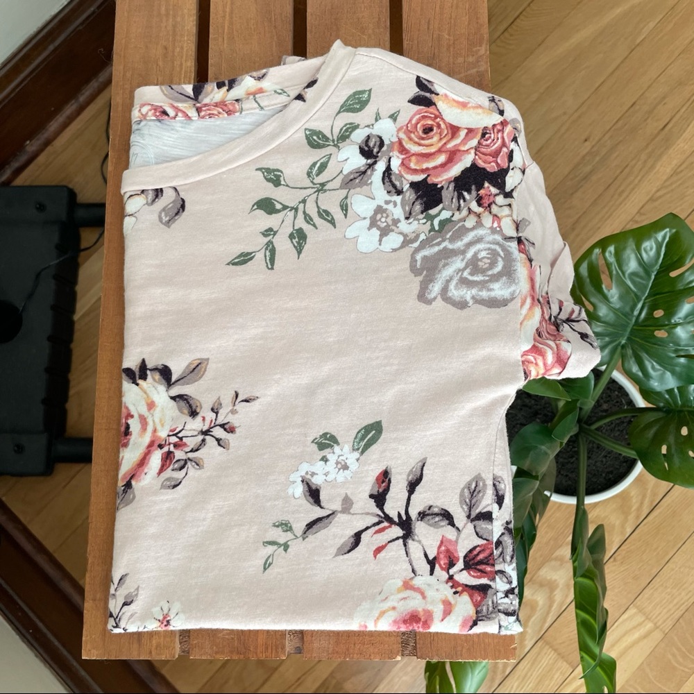 Pink Floral Tee
